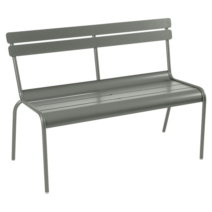 Luxembourg Bench stackable by Fermob in rosemary