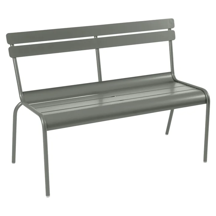 Luxembourg Stackable bench from Fermob in rosemary