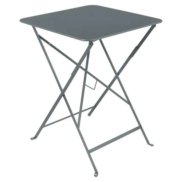 Bistro Folding table 57 x 57 cm from Fermob in thunder gray