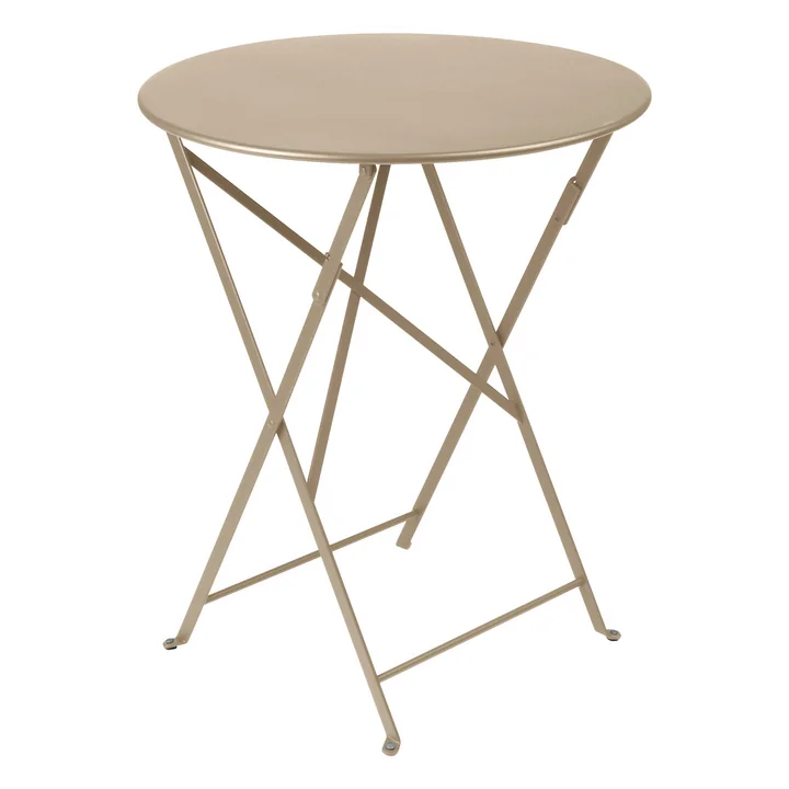 Bistro Folding table Ø 60 cm from Fermob in nutmeg