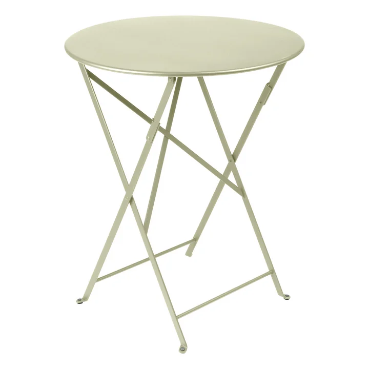 Bistro Folding table Ø 60 cm from Fermob in lime green