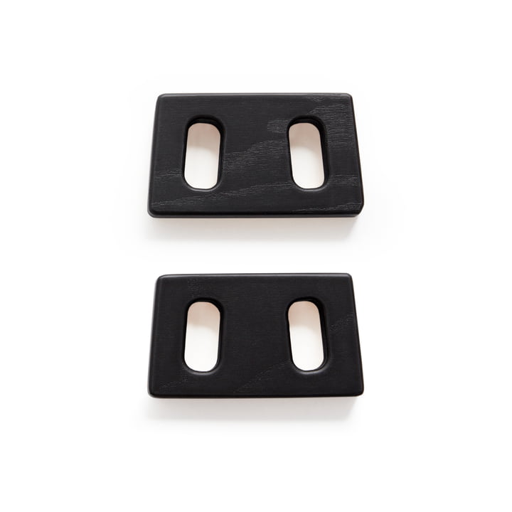 Connecting Pieces for Clothes Rack by Andersen Furniture in Black (set of 2)