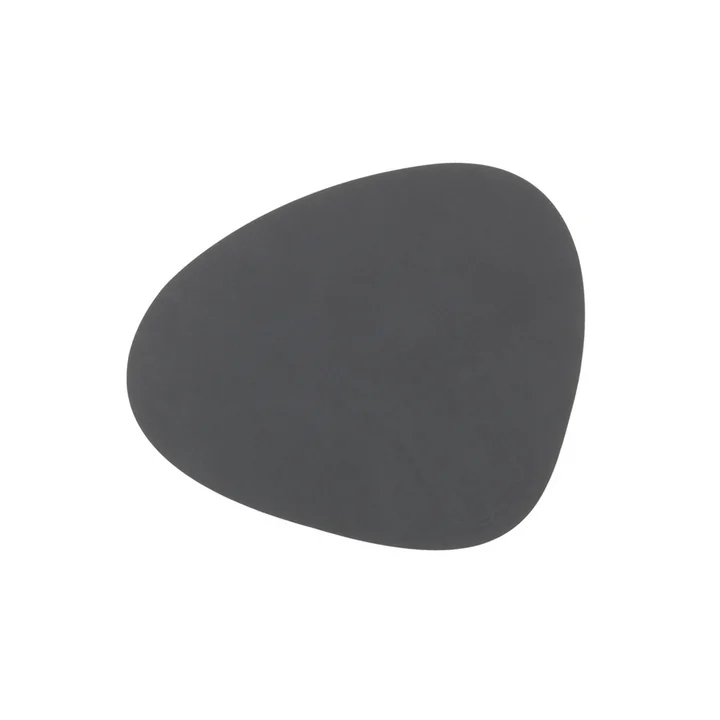 Lind DNA Table Mat Curve S 24x28 cm in grey