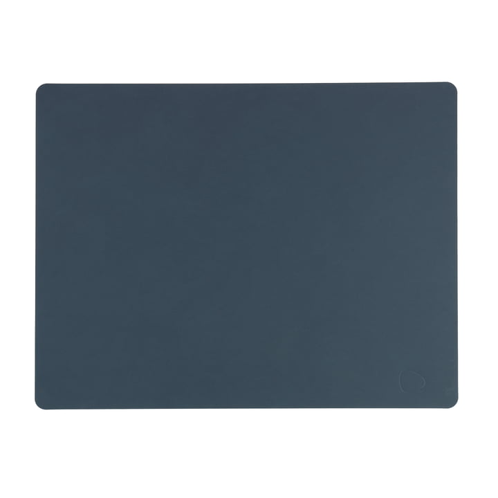 Placemat Square L 35 x 45 cm from LindDNA in Nupo dark blue