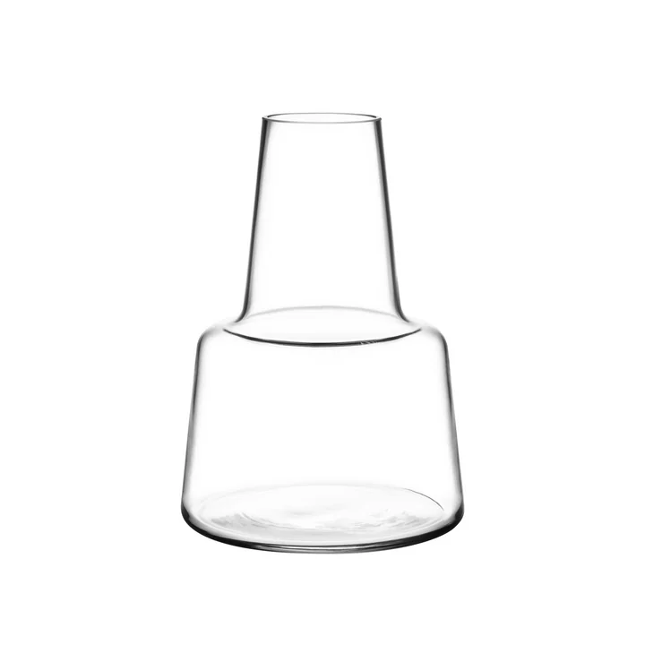 Holmegaard - Flora Vase, medium neck, H 12 cm, clear