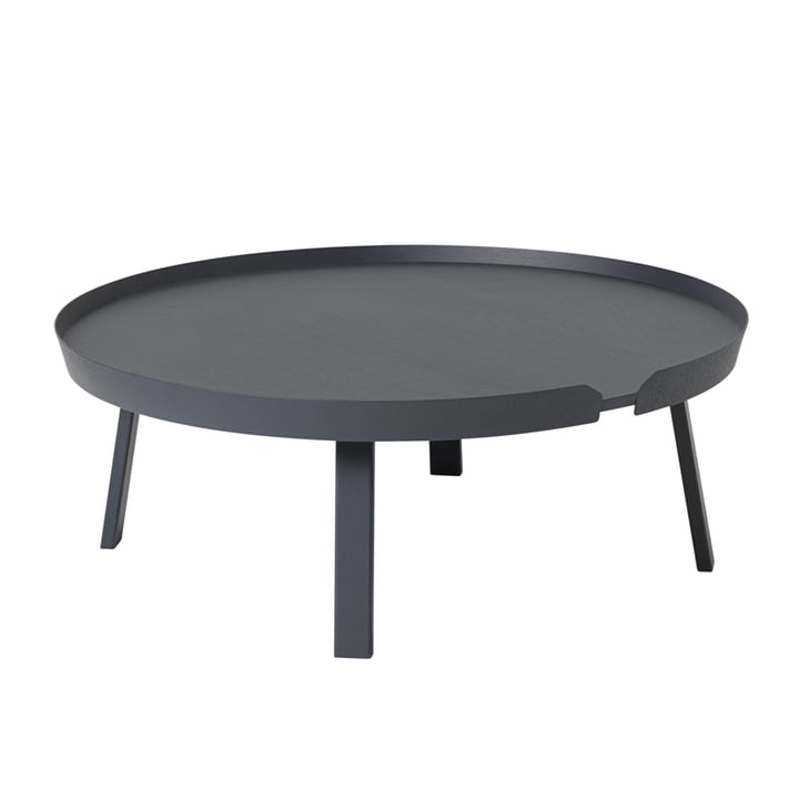 Around Coffee table Ø 95 cm from Muuto in anthracite