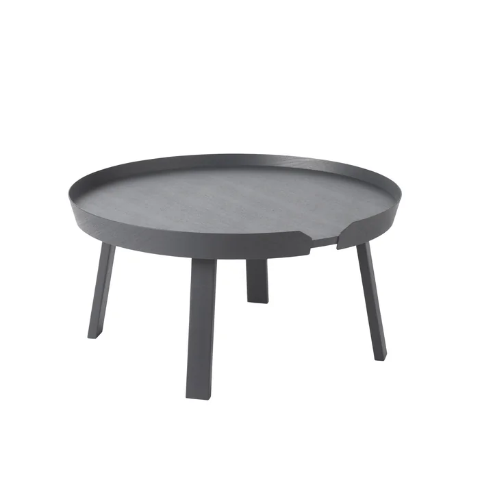 Around Coffee table Ø 72 cm from Muuto in anthracite