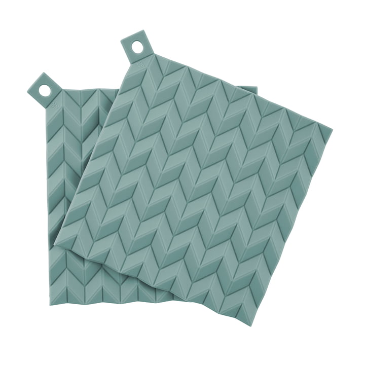 Hold-On Potholders (set of 2) from Rig-Tig by Stelton in Seafoam