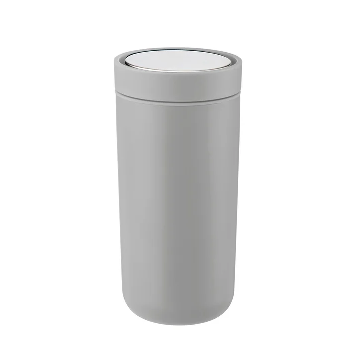 To Go Click 0.4 l from Stelton in light gray matt