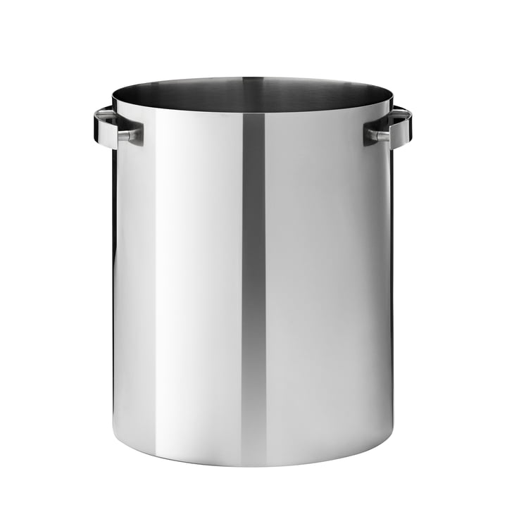 Cylinda Line champagne cooler by Stelton out of stainless steel