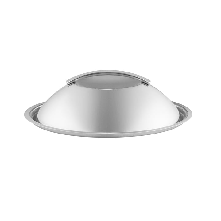 Curved stainless steel lid 4 l Ø 24 cm by Eva Trio
