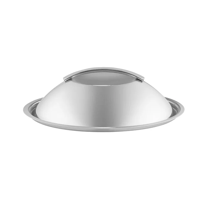 Curved stainless steel lid 4 l Ø 24 cm by Eva Trio