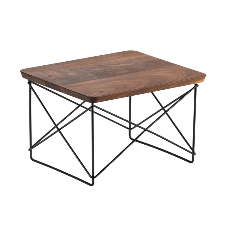 Eames Occasional Table LTR from Vitra in walnut / basic dark