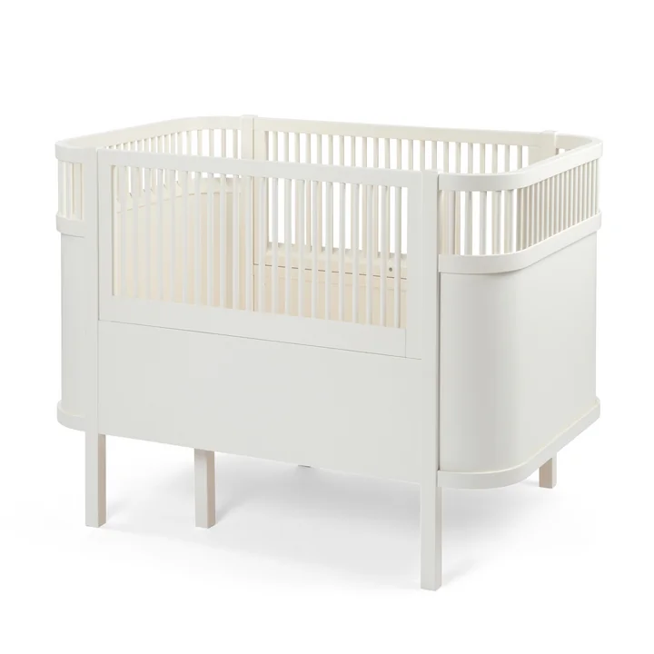 The Sebra bed Baby & Junior in white