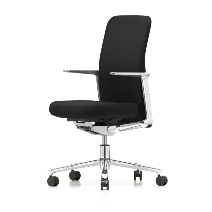 Pacific Chair by Vitra with Back in Black / Seat F30 Plano Nero