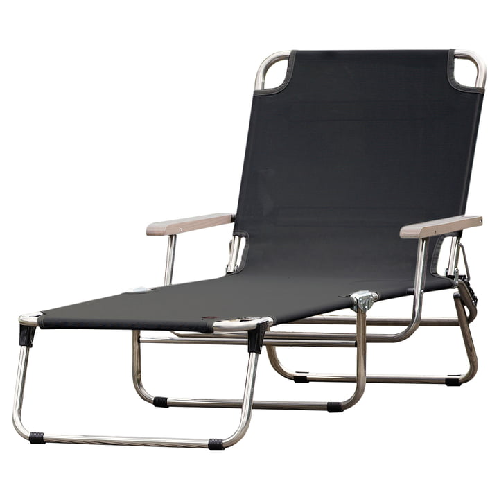 Amigo 40+ with armrest from Fiam in black