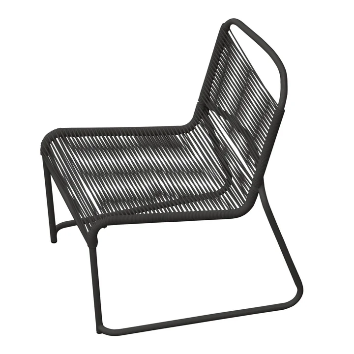 Lido Spaghetti Lounge chair from Fiam in black
