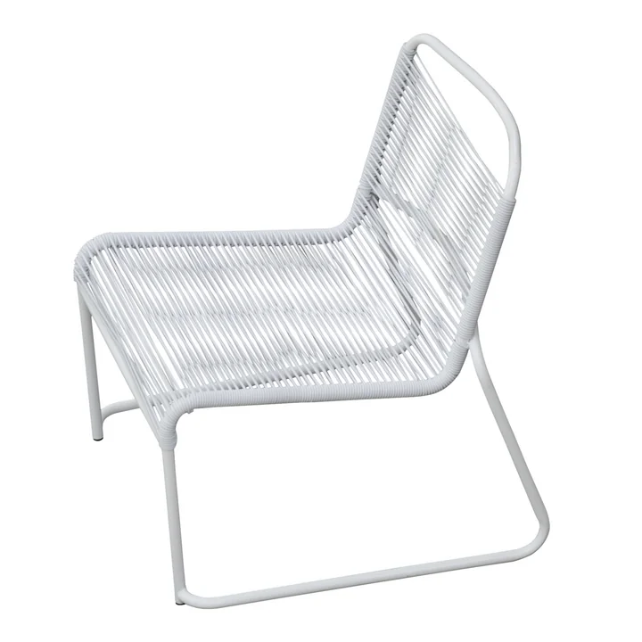 Lido Spaghetti Lounge chair from Fiam in white
