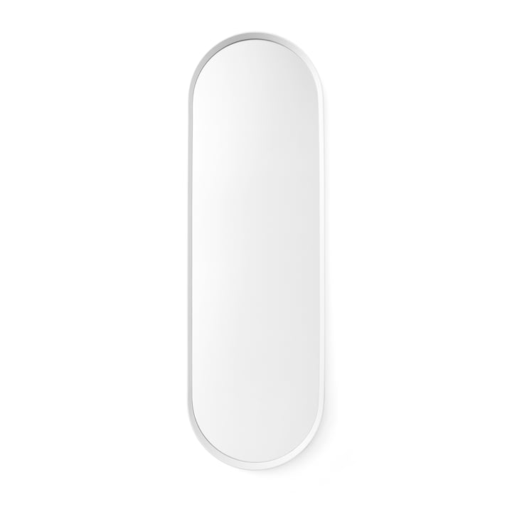 Norm Oval Mirror by Menu in white