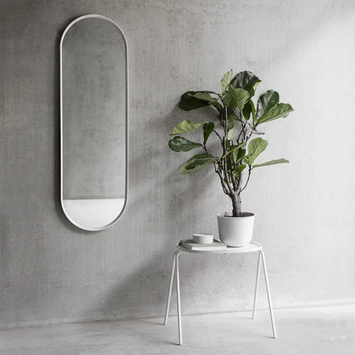 Oval wall mirror from Audo