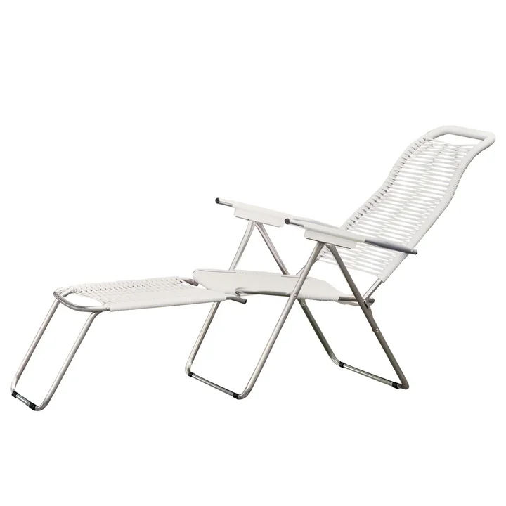 Deck chair Spaghetti from Fiam in white