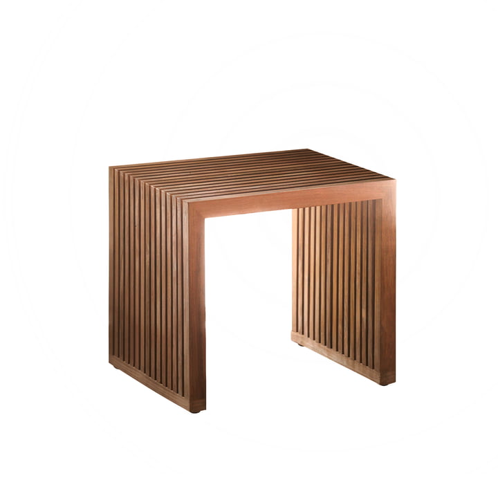 Tivoli stool by Jan Kurtz out of teak wood