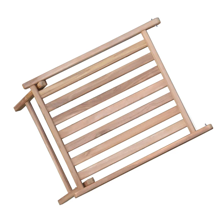 Maxx Footrest by Jan Kurtz in Teak Wood