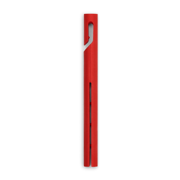 Ready Made Curtain pegs 20 pieces from Kvadrat in red (600)
