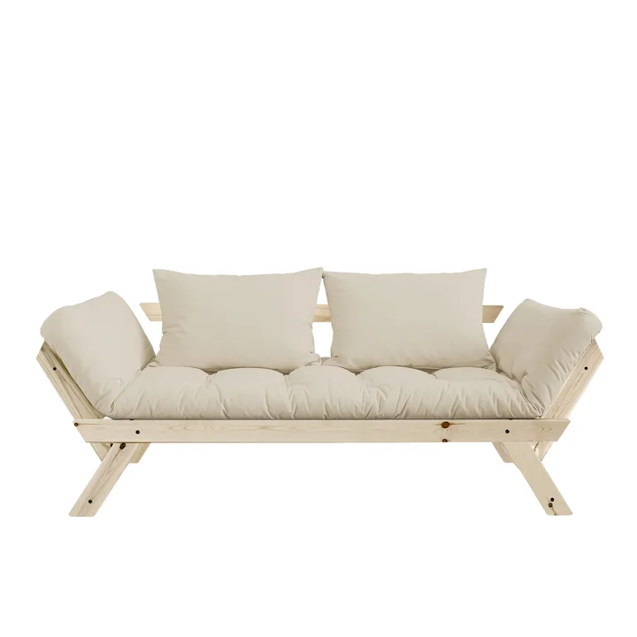 Bebop Sofa from Karup Design in natural pine / beige - 747