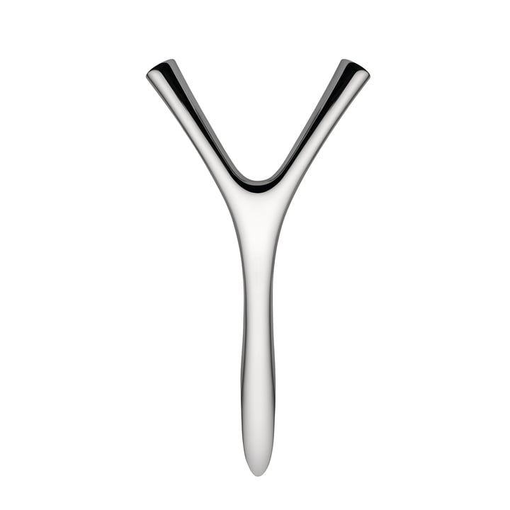 Virgula Divina bottle opener by Alessi out of stainless steel