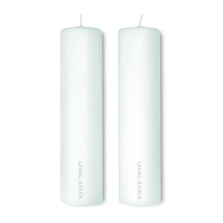 Candles in a set of 2 for Cobra floor candleholder by Georg Jensen