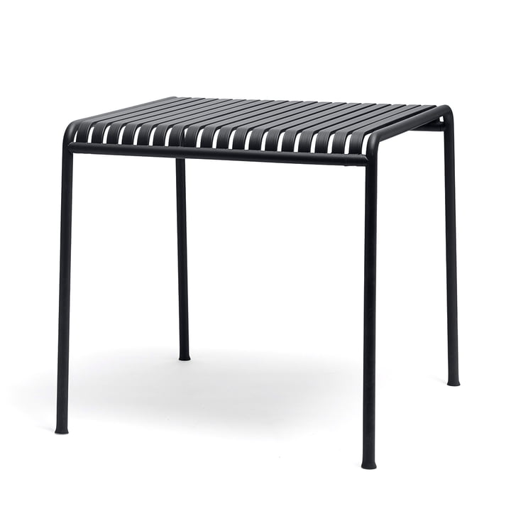 Palissade Square table 80 x 80 cm from Hay in anthracite