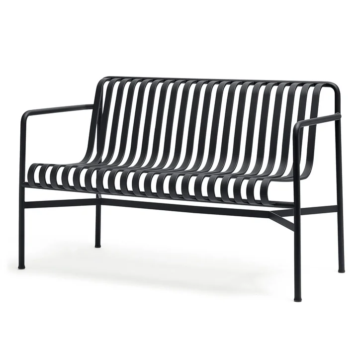 The Palissade Dining Bench from HAY in anthracite