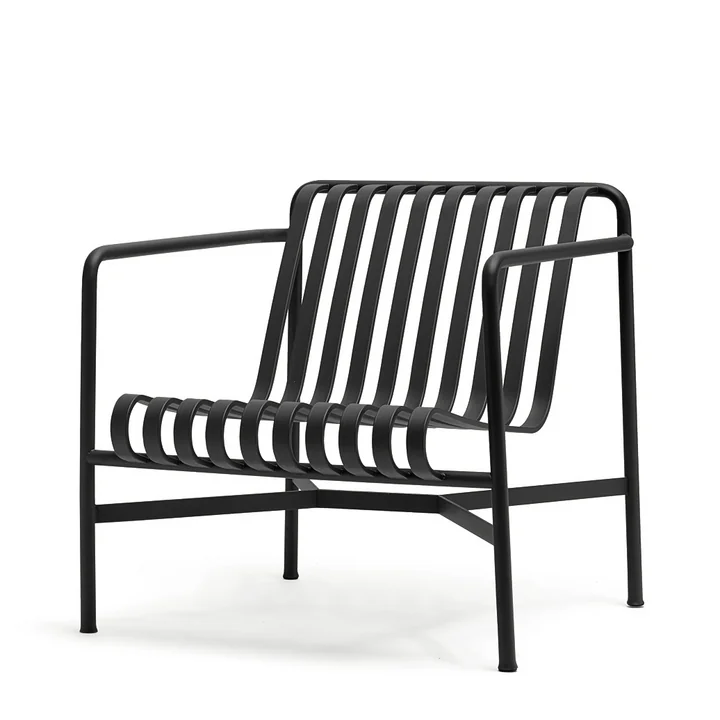 Palissade Lounge Chair Low from HAY in anthracite