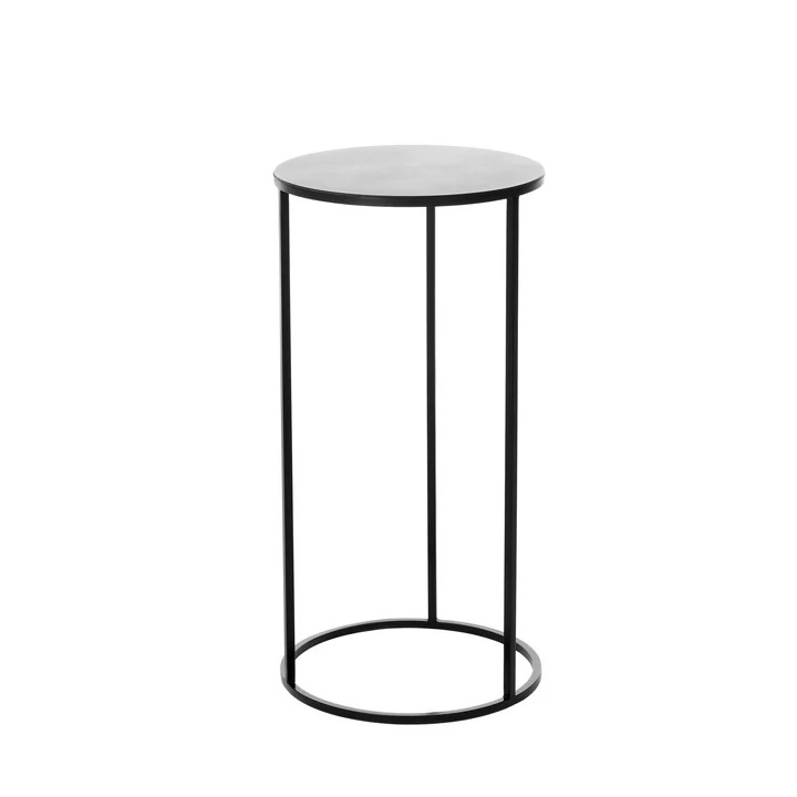Rack Umbrella stand & side table from Schönbuch in black