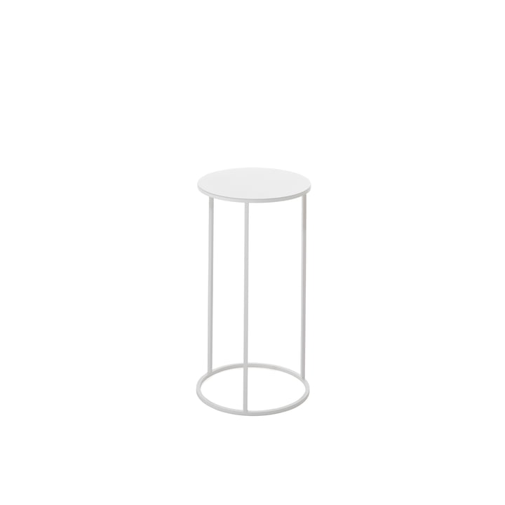 Rack Umbrella stand & side table from Schönbuch in white