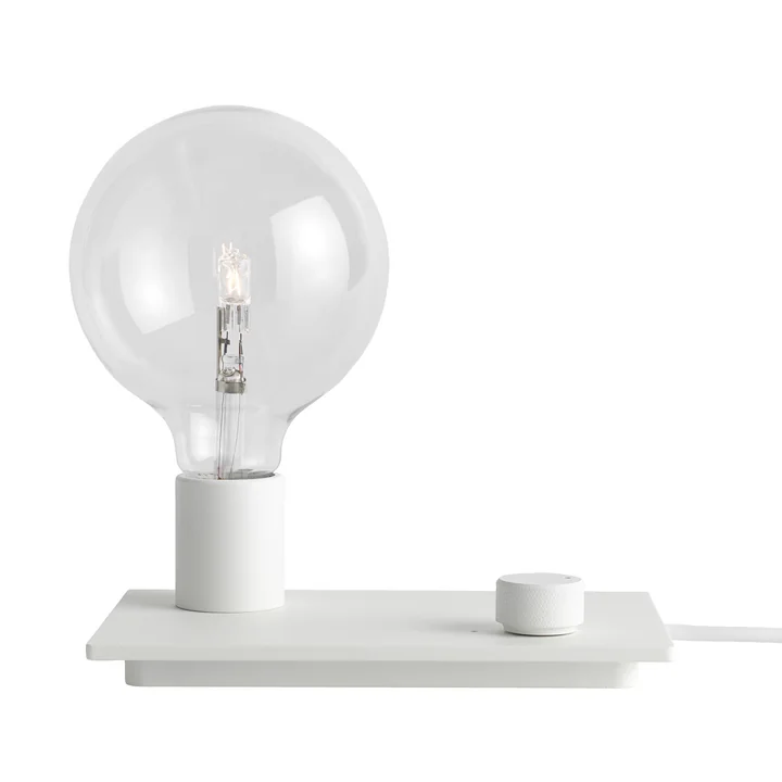 The Control table lamp in white by Muuto.