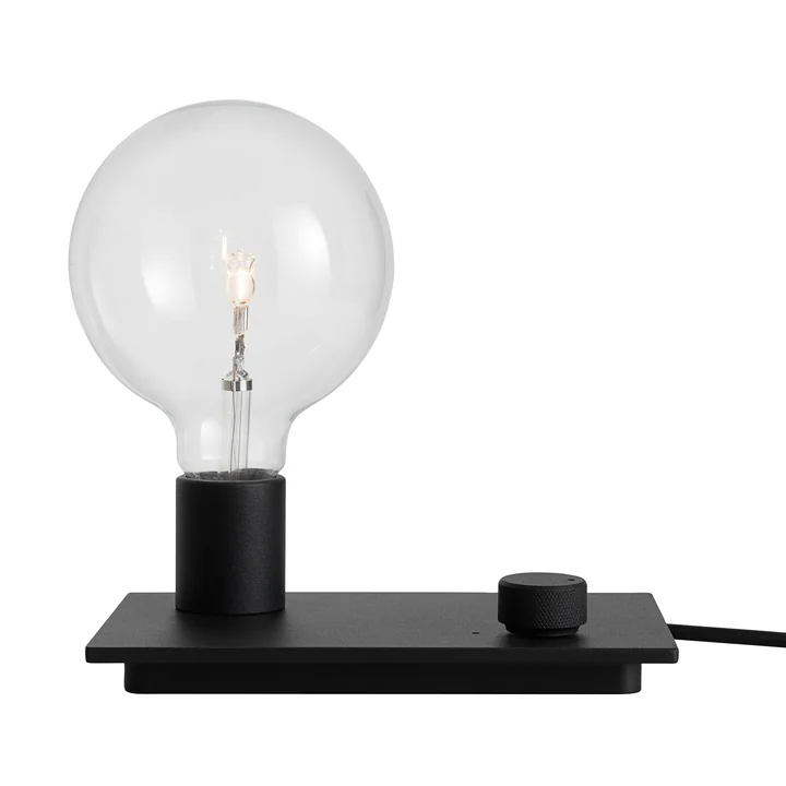 The Control table lamp in black by Muuto
