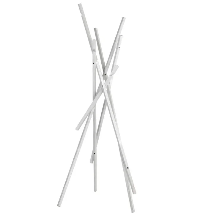 Sticks Coat rack from Schönbuch made of ash in snow white matt