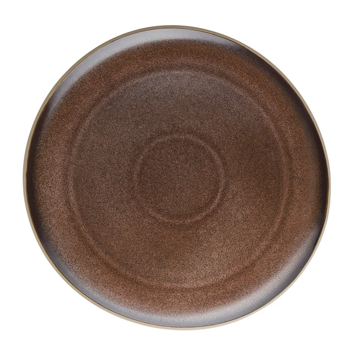 Junto plate Ø 27 cm by Rosenthal in bronze