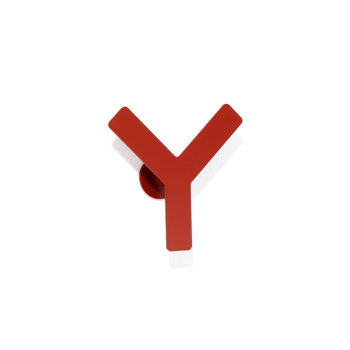Hook Y by Schönbuch in cherry red