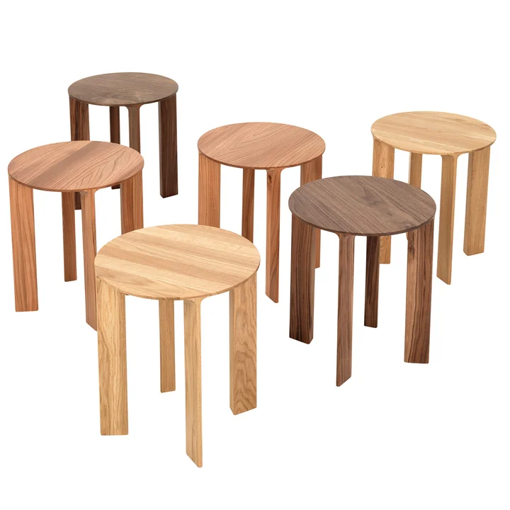Hans Stool & Side Table by Schönbuch