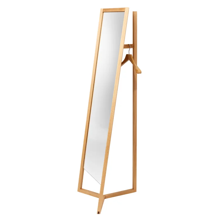 Club mirror wardrobe by Schönbuch in oak natural oiled