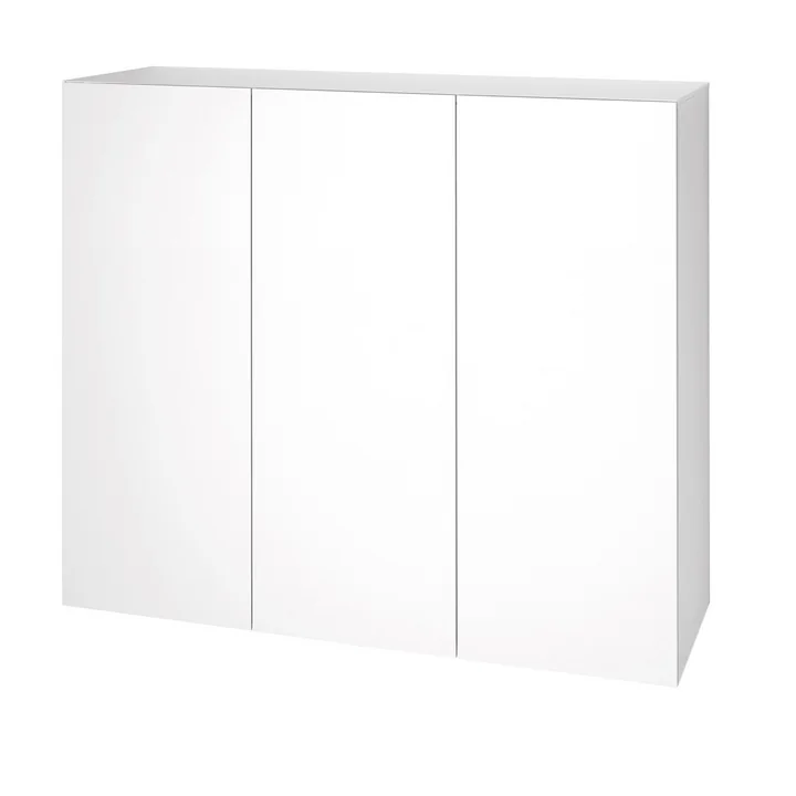 Urban Dresser 1073 (120 cm, 3 doors) by Schönbuch in snow white (RAL 9016)