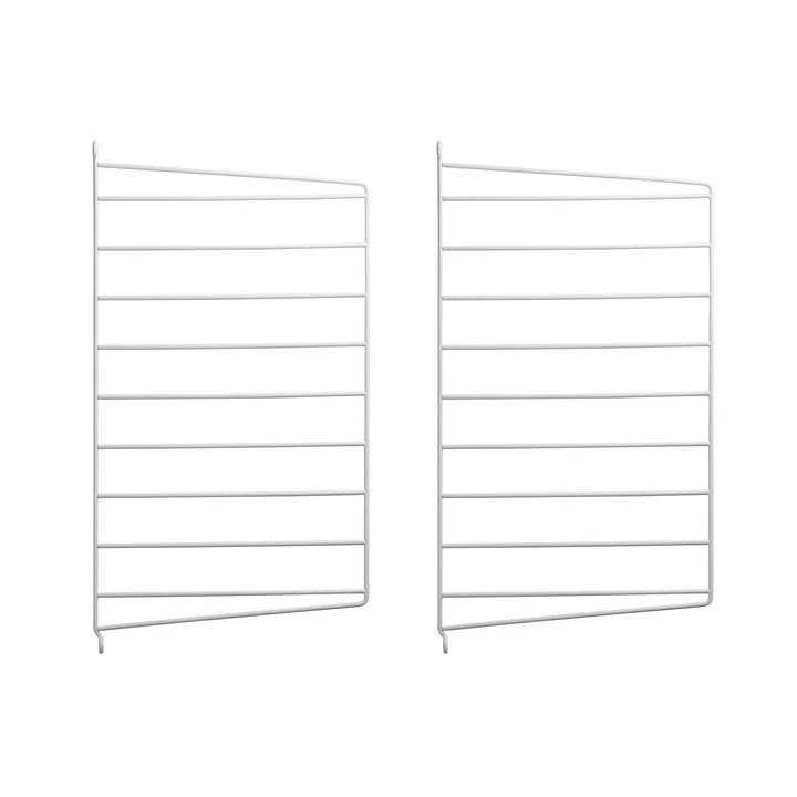 Wall ladder for String Shelf 50 x 30 cm from String in white (pack of 2)
