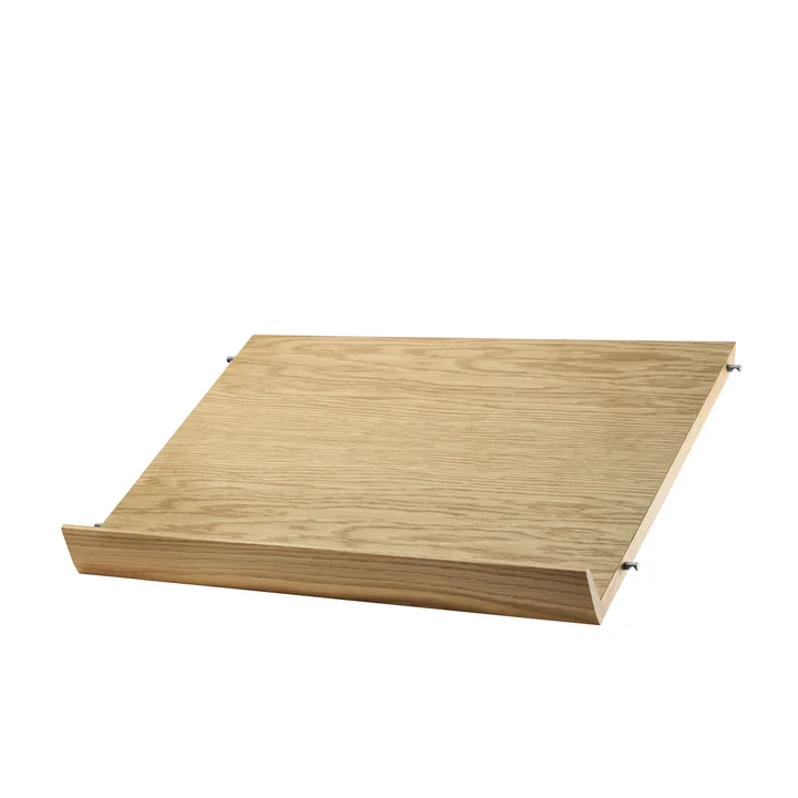 Magazine shelf 58 x 30 cm from String in oak
