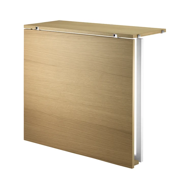 Folding table from String in oak / white