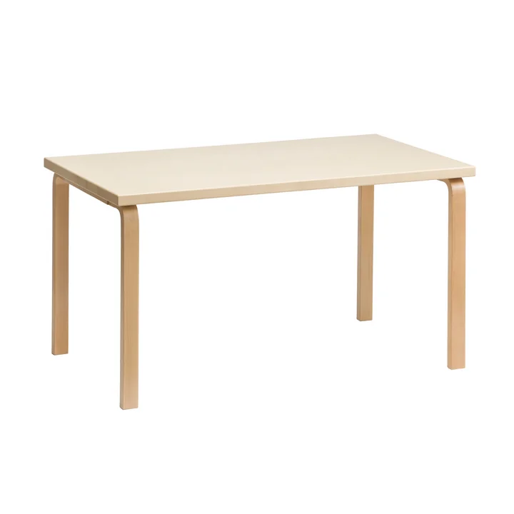 80B Table 10 x 20 cm by Artek in Birch