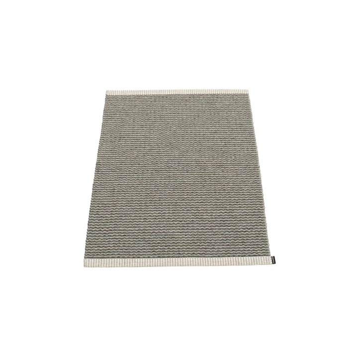Mono Carpet, 60 x 85 cm from Pappelina in Charcoal / Warm Grey