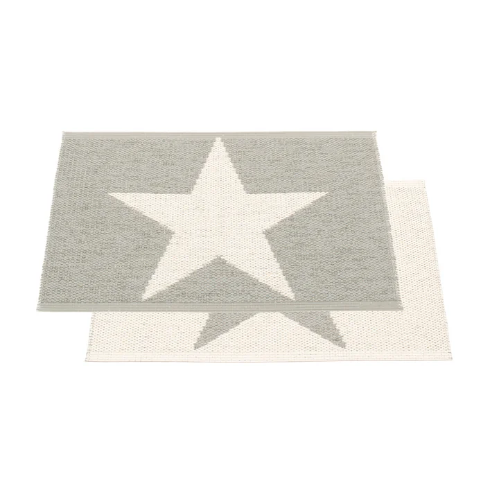 Viggo One Mat by Pappelina in Warm Grey / Vanilla